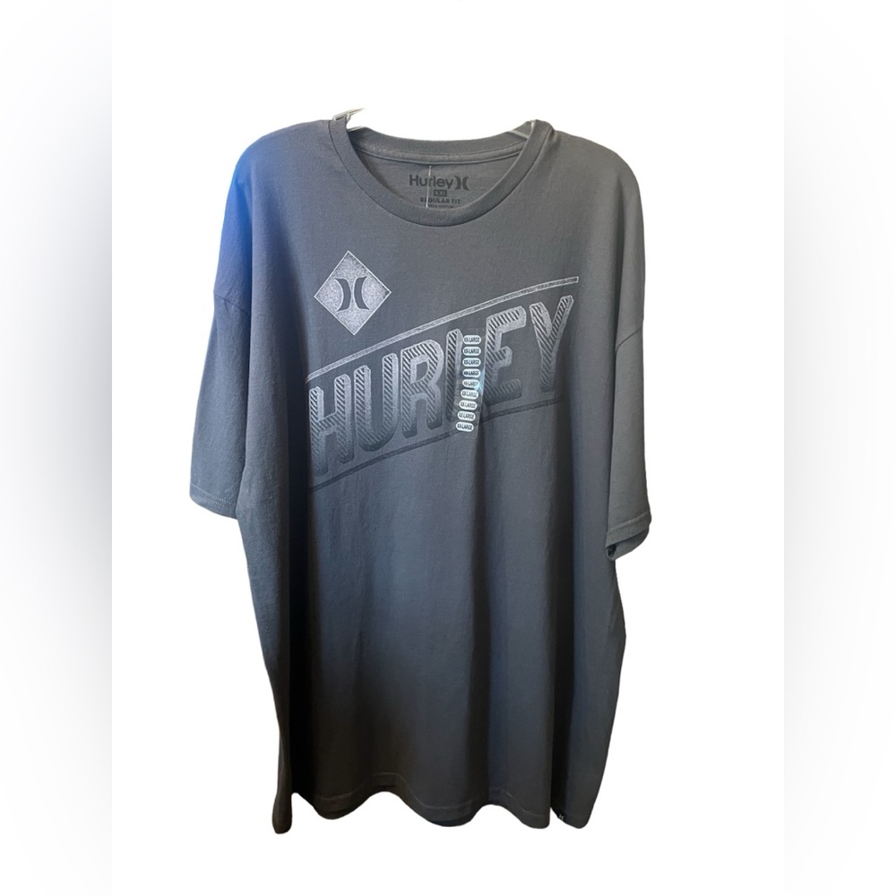 NWT- Men’s Regular Fit Hurley Short Sleeve Tee in Dark Gray Size XXL